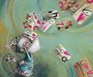 Illustration aus "Alice au pays des merveilles", erschienen 2020 im Verlag Alice Jeunesse