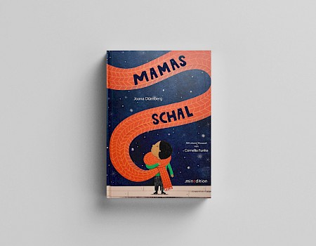 Buchcover "Mamas Schal"; erschienen März 2024 bei minedition